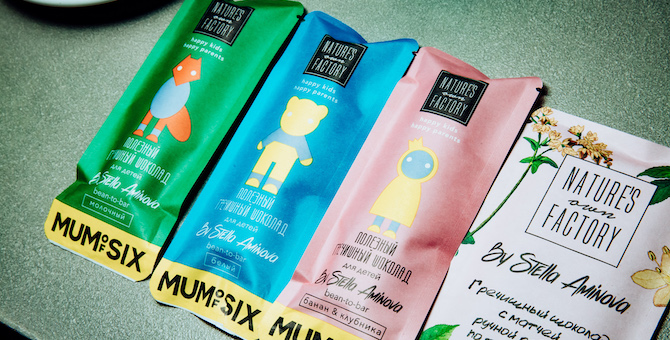 В сети «Азбука Вкуса» стартовали продажи детского шоколада By Stella Aminova #Mumofsix