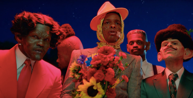 A$AP Rocky играет гангстера в видео на трек «Babushka Boi»