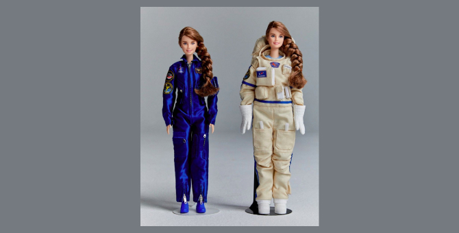 Единственной женщине из отряда космонавтов «Роскосмоса» Анне Кикиной посвятили куклу Барби