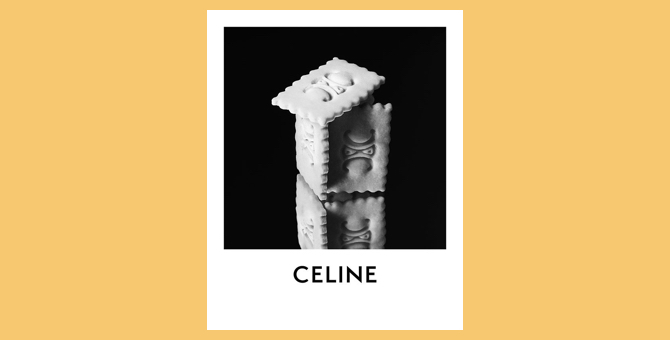 Эди Слиман выпустил печенье, леденцы и шоколадные монеты с логотипами Celine
