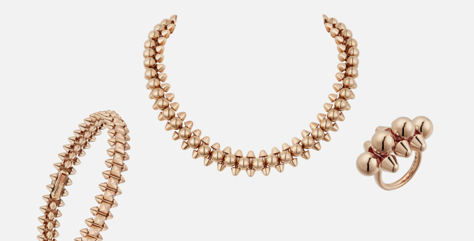 В коллекции Clash de Cartier появились новые украшения из розового золота