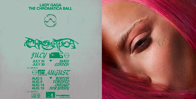 Леди Гага проведет «балы» в Лондоне, Париже и еще четырех городах