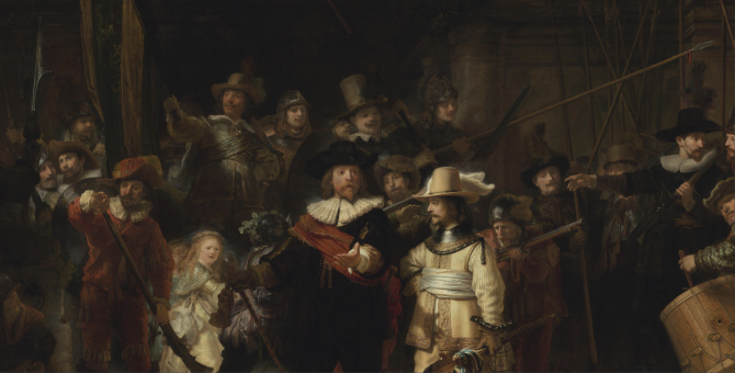 Рейксмузеум представил детализированное фотоизображение «Ночного дозора» Рембрандта