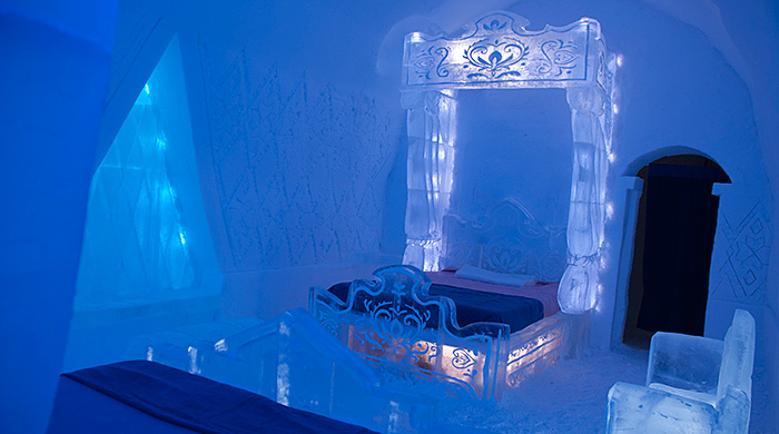 Disney-сьют в ледяном отеле Hôtel de Glace в Квебеке