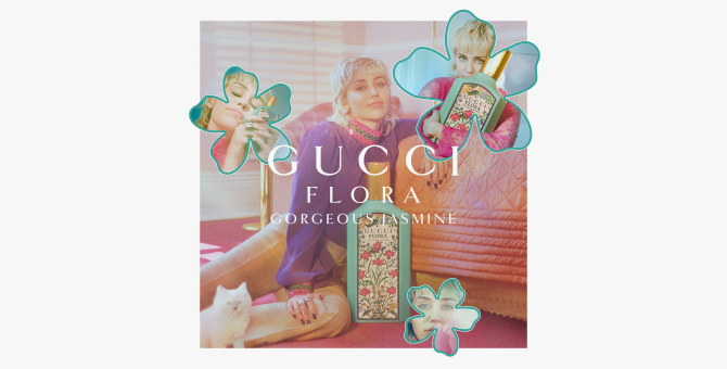 Майли Сайрус снялась в кампании нового аромата Gucci