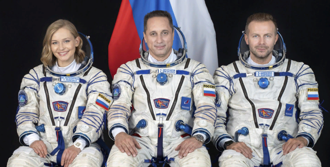 Корабль с Юлией Пересильд и Климом Шипенко и вернулся с МКС на Землю