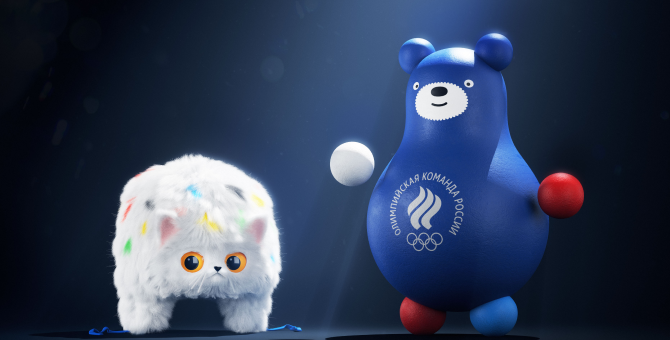 У российских олимпийских талисманов появились имена и характеры