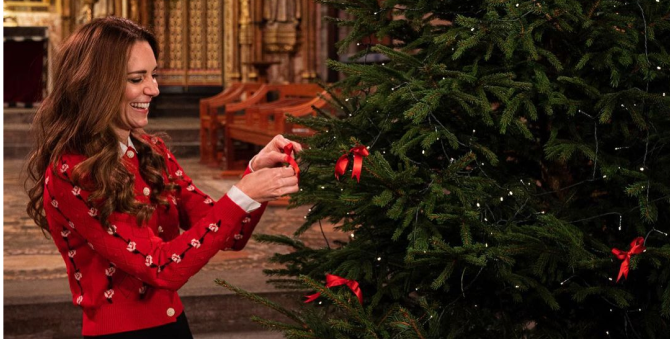 Кейт Миддлтон показала оригинальный способ украшения рождественской елки