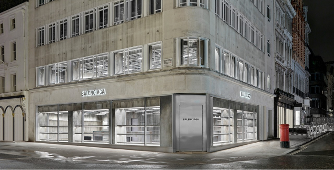 В Лондоне открылся новый флагманский магазин Balenciaga