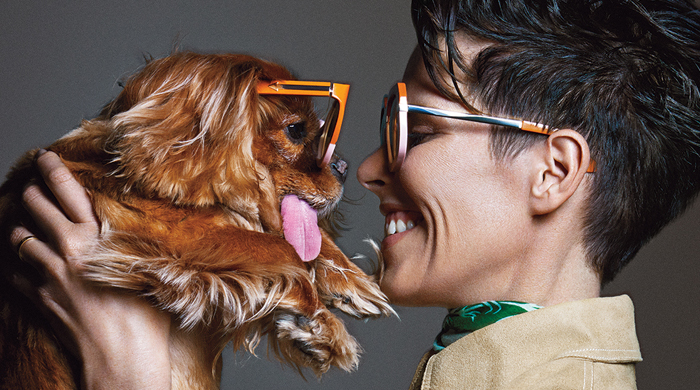 Самый знаменитый щенок Instagram в рекламной кампании Karen Walker