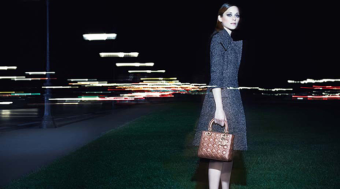 Марион Котийяр в новой рекламной кампании Lady Dior