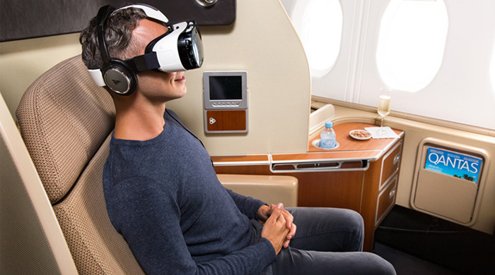 Виртуальная реальность на борту: коллаборация Qantas и Samsung