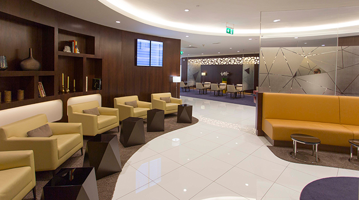 Новый зал ожидания Etihad Airways в Абу-Даби
