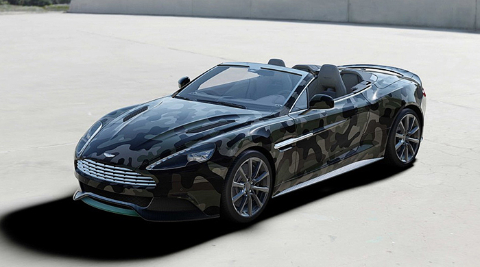 Valentino одели Aston Martin в камуфляж
