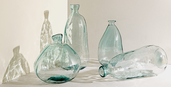 Zara Home выпустил коллекцию из полностью переработанного стекла
