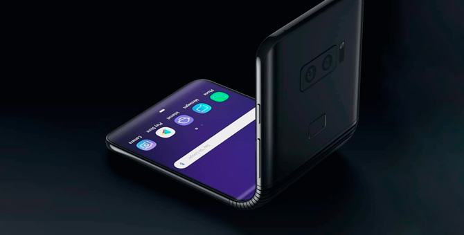 Samsung работает над вторым гибким смартфоном, который будет складываться в квадрат