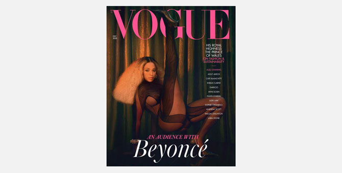 21-летний фотограф сняла Бейонсе для обложки британского Vogue