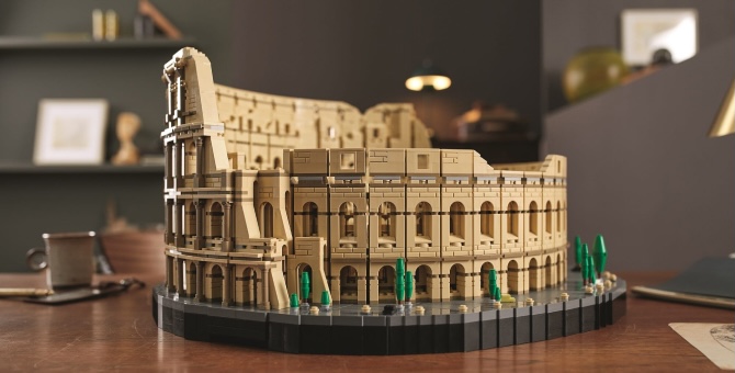 Lego выпустит самый большой набор: модель Колизея из 9000 деталей