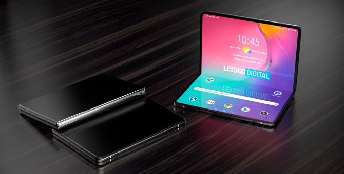 Samsung показал первый гибкий планшет