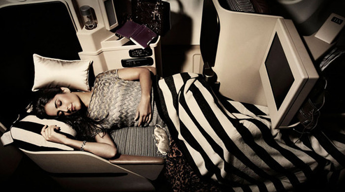 Сон мечты в кабинах первого класса Etihad Airways