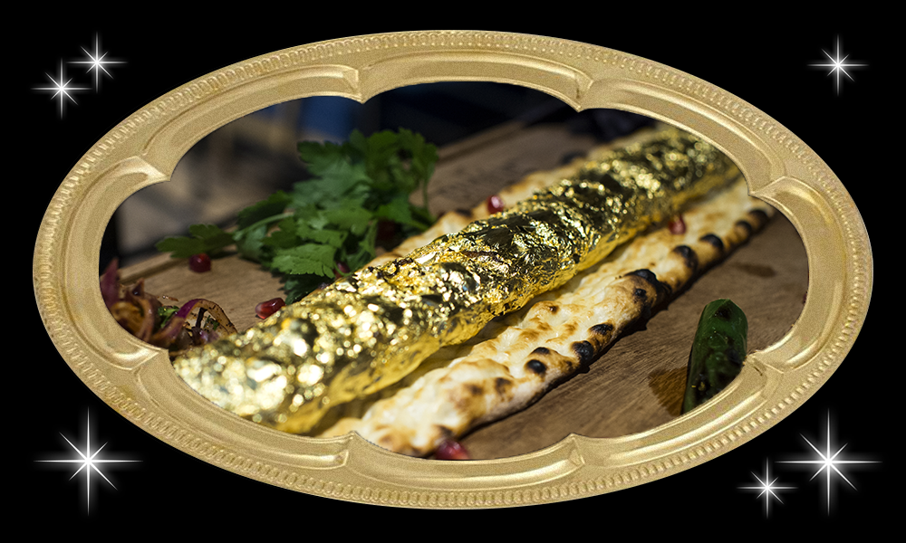 Еда всего дороже: золотой кебаб за 18 950 рублей в ресторане Cihan