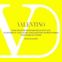 Онлайн трансляция показа Valentino, коллекция весна-лето 2020