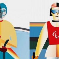 Постеры Паралимпийских игр-2014 в стиле работ Казимира Малевича