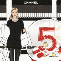Chanel открыл предновогодний бьюти-салон в Ковент-Гардене