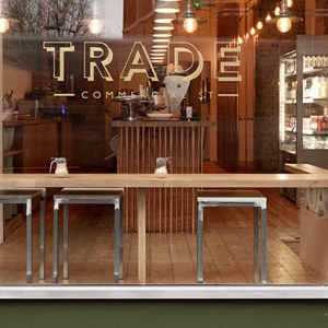 История торгового района Лондона в новом кафе Trade