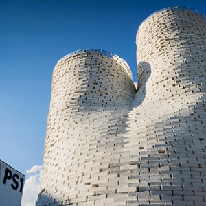 В Нью-Йорке появилась 12-метровая башня из грибов