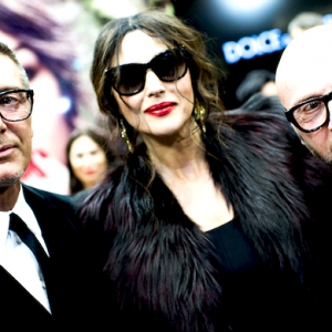 Моника Беллуччи на открытии корнера Dolce & Gabbana в ЦУМе