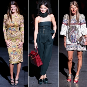 Milan FW: гости показа Dolce &amp; Gabbana