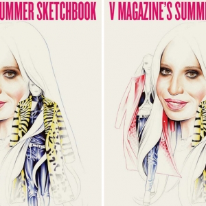 Drawn to Fashion — скетчбук от V Magazine