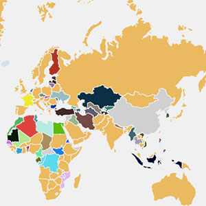 Time составил карту с самыми популярными людьми в поиске Google