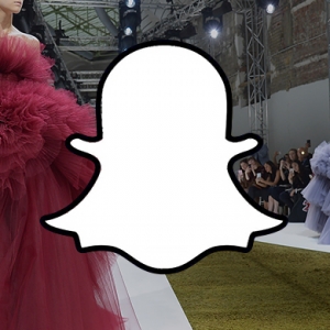 Snapchat haute couture: мессенджер ведет трансляции