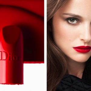 Натали Портман в рекламе Rouge Dior