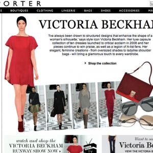 Victoria Beckham для Net-A-Porter