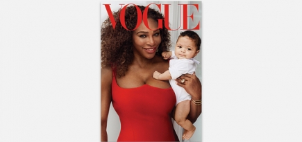 Серена Уильямс показала дочь на обложке Vogue