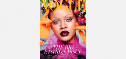 Рианна снялась для обложки сентябрьского номера Vogue UK
