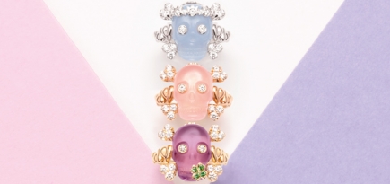 Кольца и подвески с разноцветными черепами в новой ювелирной коллекции Dior