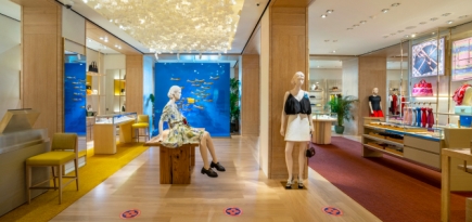 Бутик Louis Vuitton в Сочи открылся после реновации