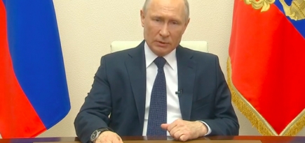 Владимир Путин продлил нерабочий период в России до 30 апреля