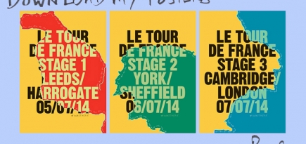 Пол Смит придумал постеры в поддержку Tour de France