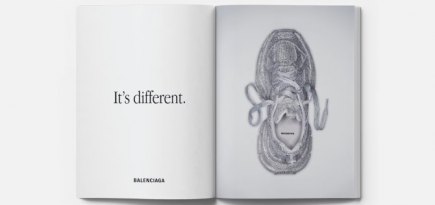 Balenciaga запустил ироничную кампанию в формате книги