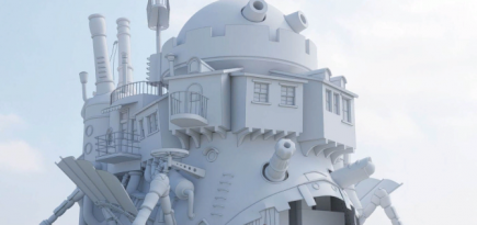 В Японии создадут реальную копию Ходячего замка из аниме Хаяо Миядзаки