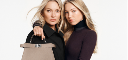 Кейт и Лила Мосс снялись в кампании сумок Fendi Peekaboo