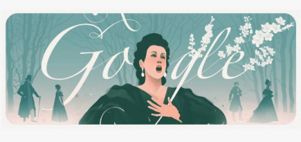 Google разместила дудл к 95-летию со дня рождения Галины Вишневской
