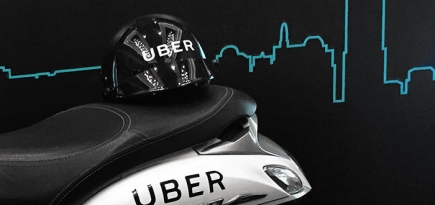 Uber пересаживает своих водителей на мотоциклы