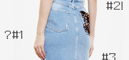 Одна вещь — три образа: джинсовая юбка MSGM