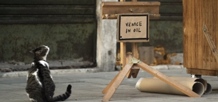 Бэнкси без разрешения привез экспозицию на Венецианскую биеннале